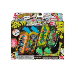 Hot Wheels Skate Neon Pack 4 Surtido - Monopatín Fingerboard