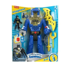 Imaginext DC Super Friends Batman gris Robot luces y sonidos 3 años