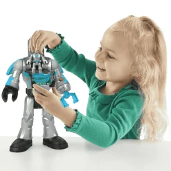 Imaginext DC Super Friends Batman azul Robot luces y sonidos 3 años