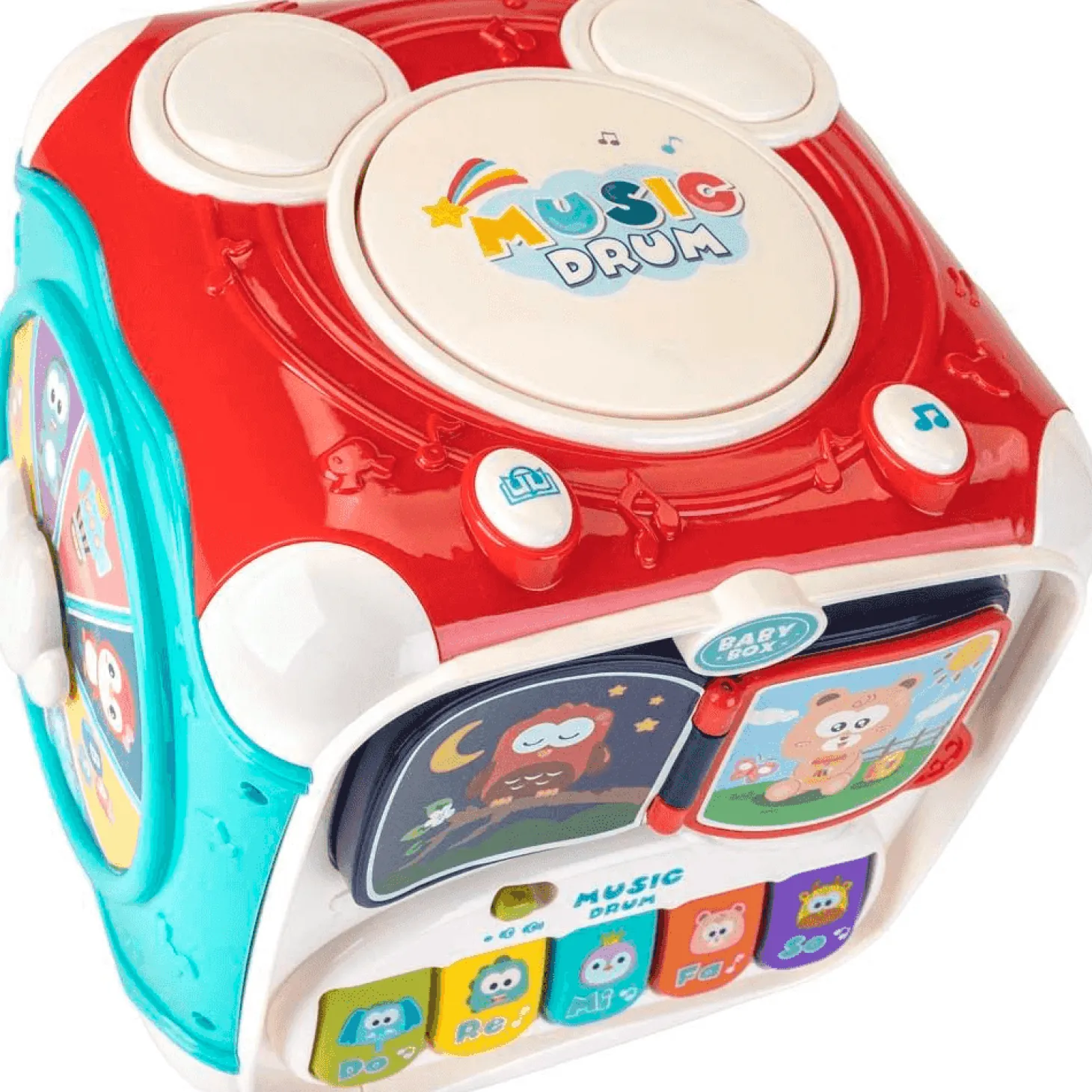 Infant Planet Cubo Multijuegos – Centro de actividades con luces y música (18m+)