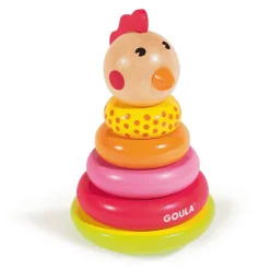 Juego Apilable de Madera Gallina