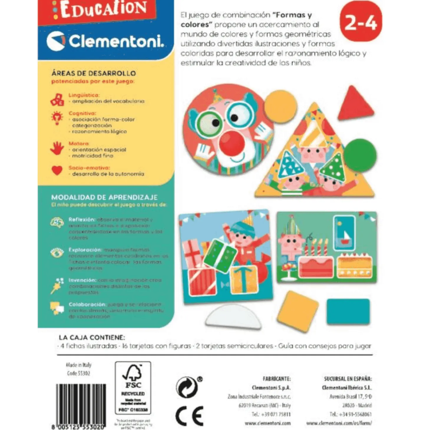 Juego Aprendo Formas y Colores