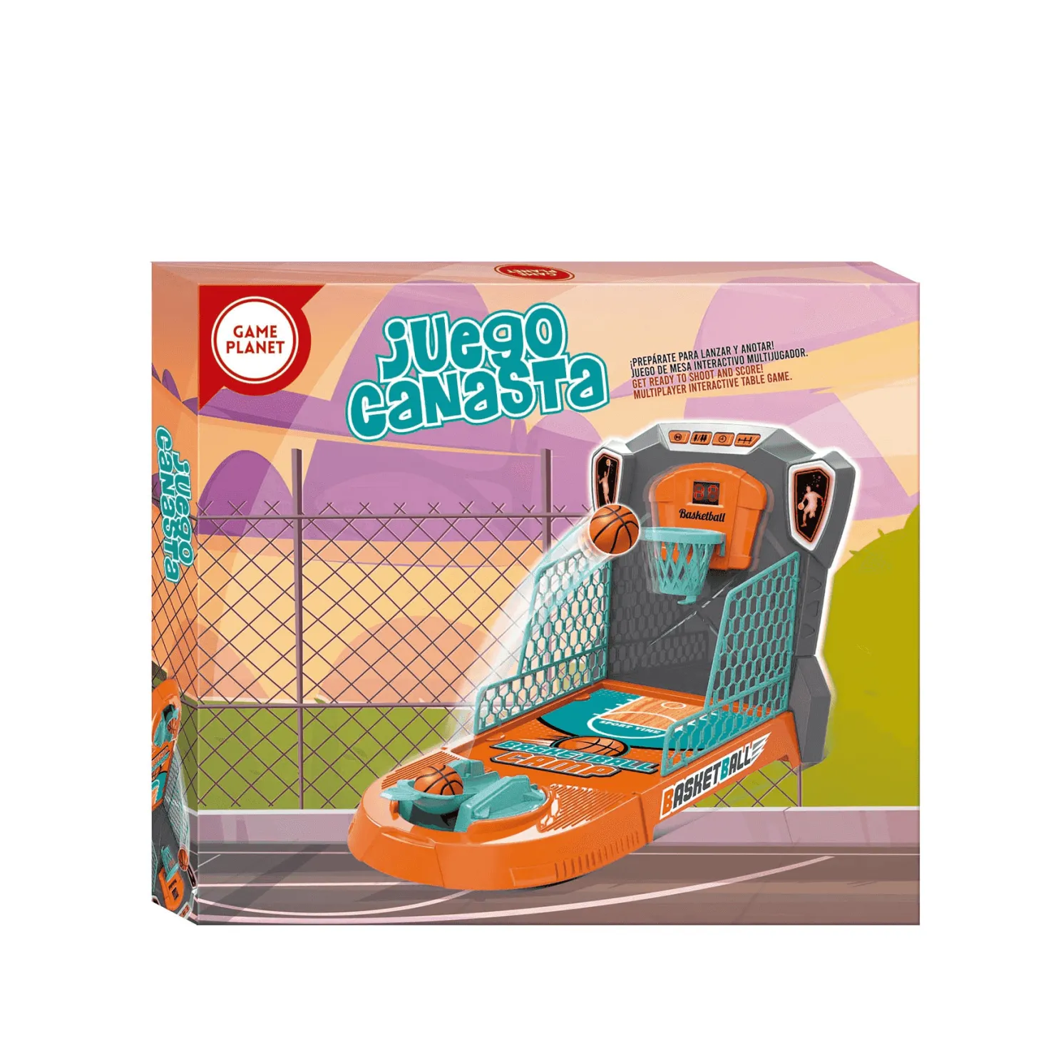 Juego canasta electronica con luz y sonido