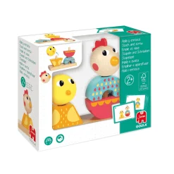 Juego de Madera Enroscar y Apilar