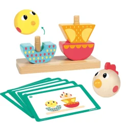 Juego de Madera Enroscar y Apilar