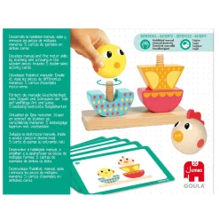 Juego de Madera Enroscar y Apilar