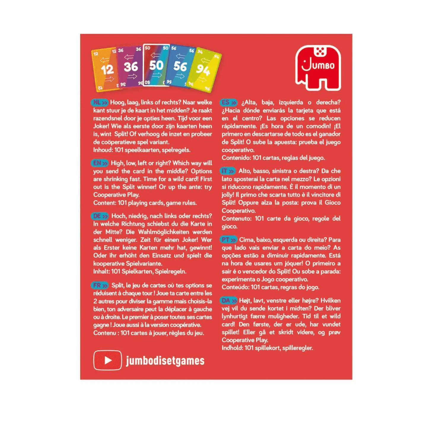 Juego de Mesa Familiar Split