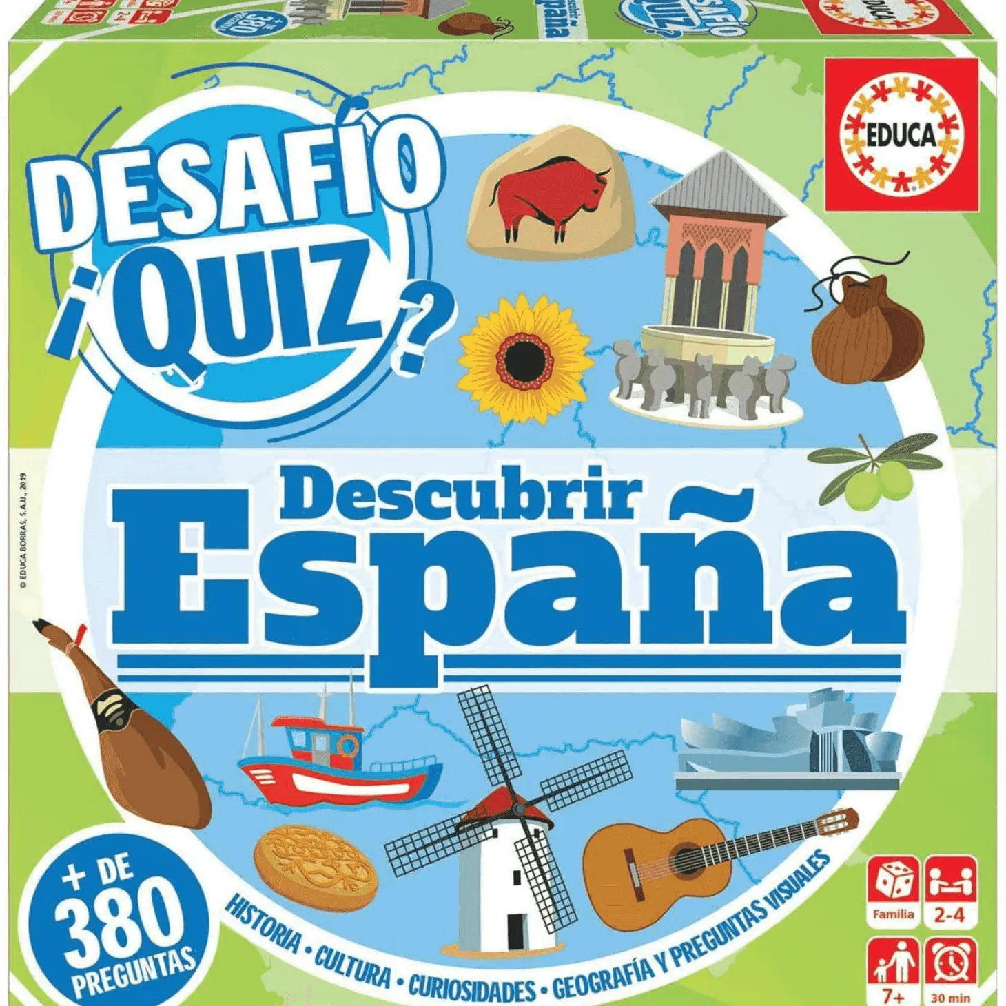 Juego Desafio Quiz Descubrir España
