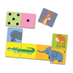 Juego Dominó Números y Animales
