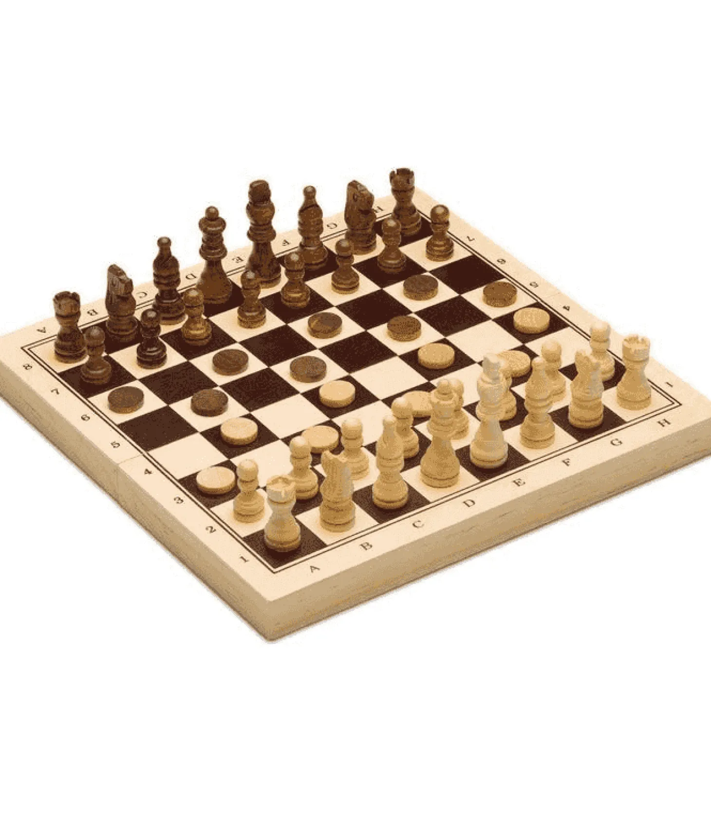 Juego 3 en 1 de Madera – Ajedrez, Damas y Backgammon