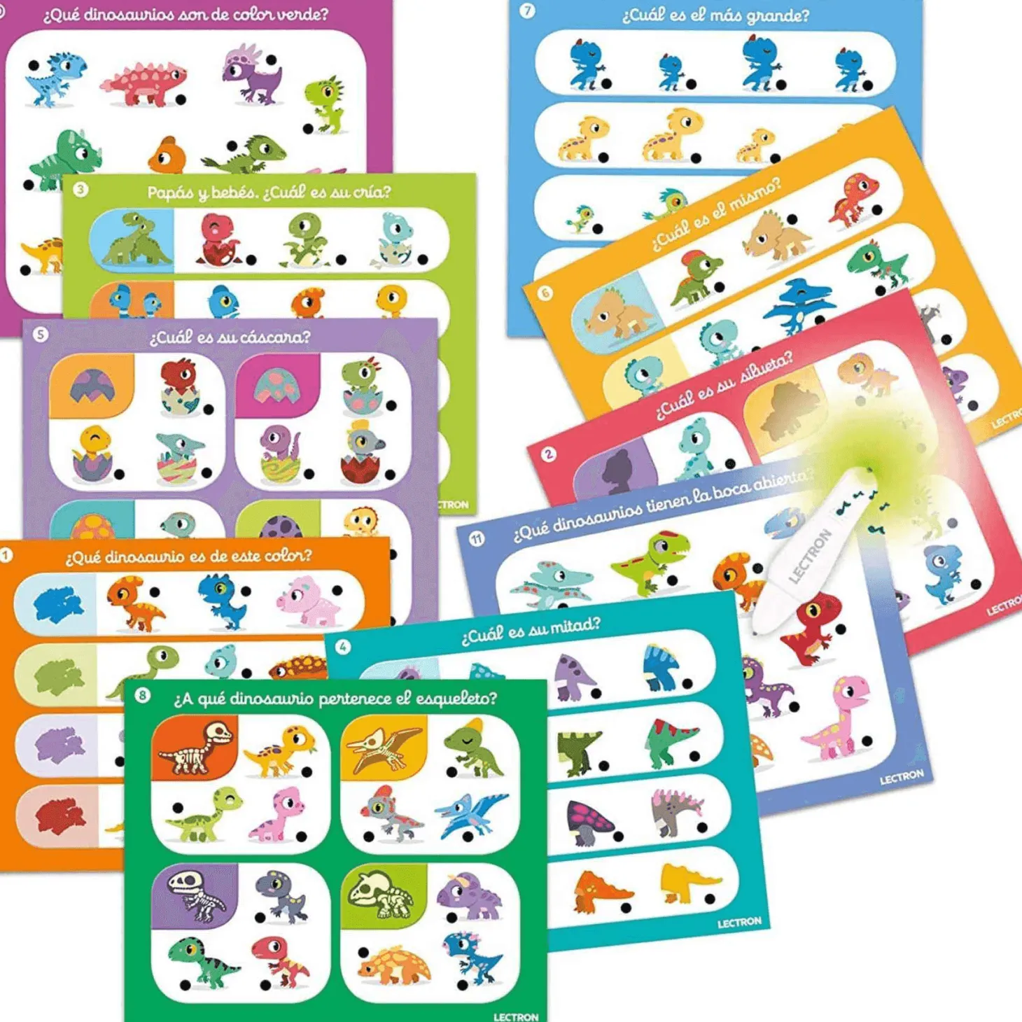 Juego Lectron Dinosaurios