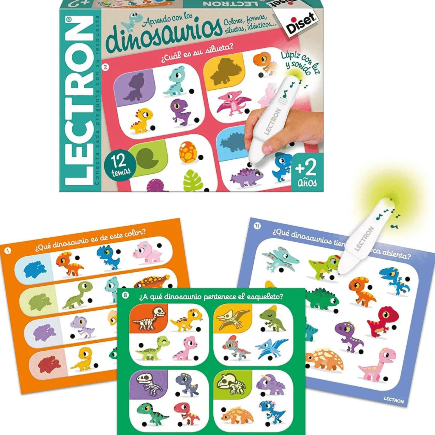Juego Lectron Dinosaurios
