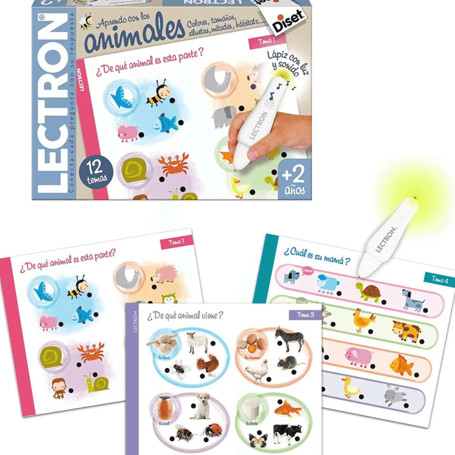 Juego Lectron Lápiz Aprendo con los Animales