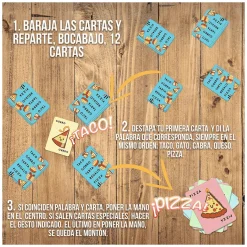 Juego Taco, Gorro, Tarta, Regalo, Pizza