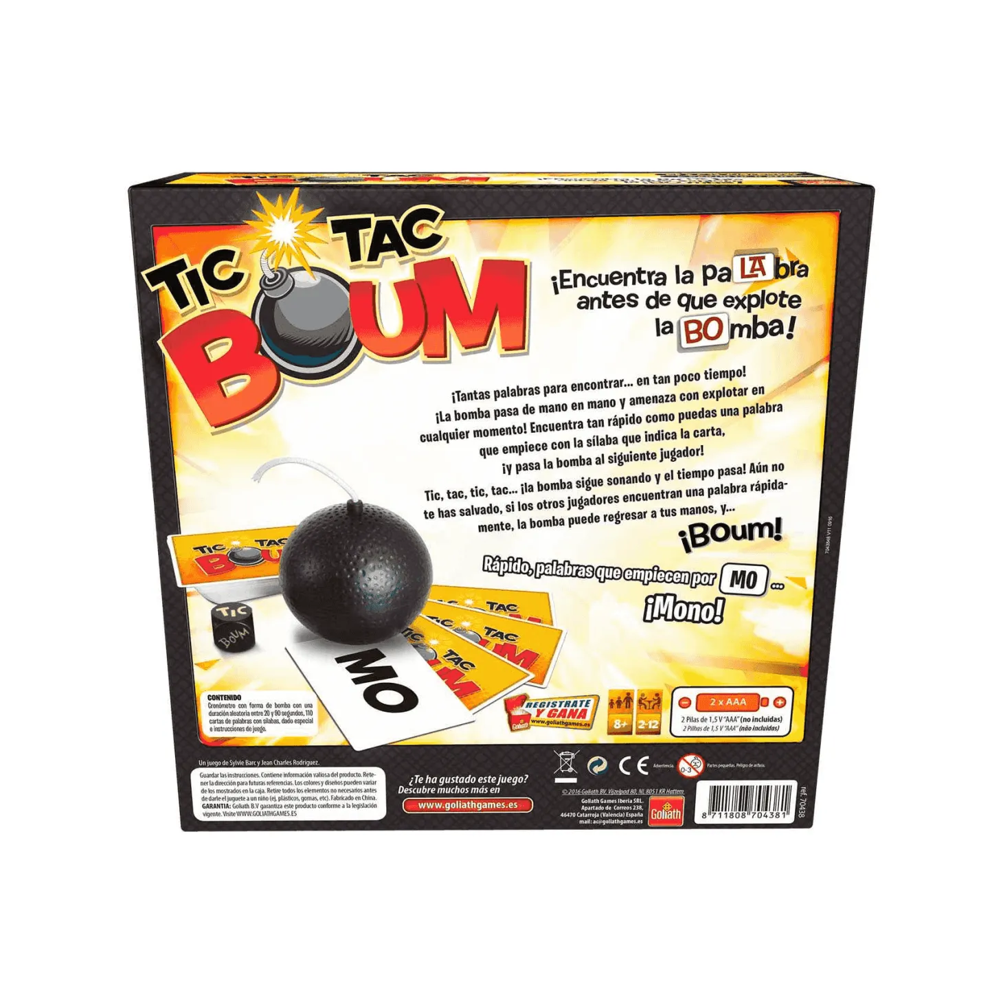 Juego Tic Tac Boum