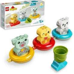 Juguete para construir Mi Primer LEGO DUPLO 10965 Diversión en el Baño: Tren de los Animales Flotant