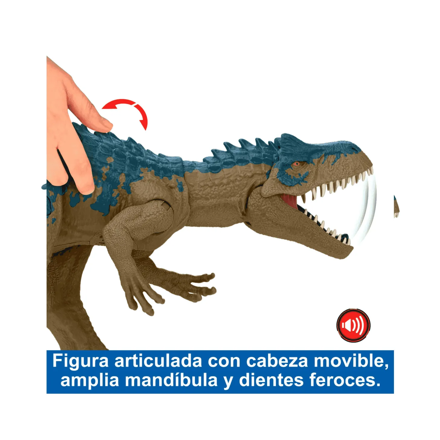 Jurassic World Dinosaurio Allosaurus con Sonidos
