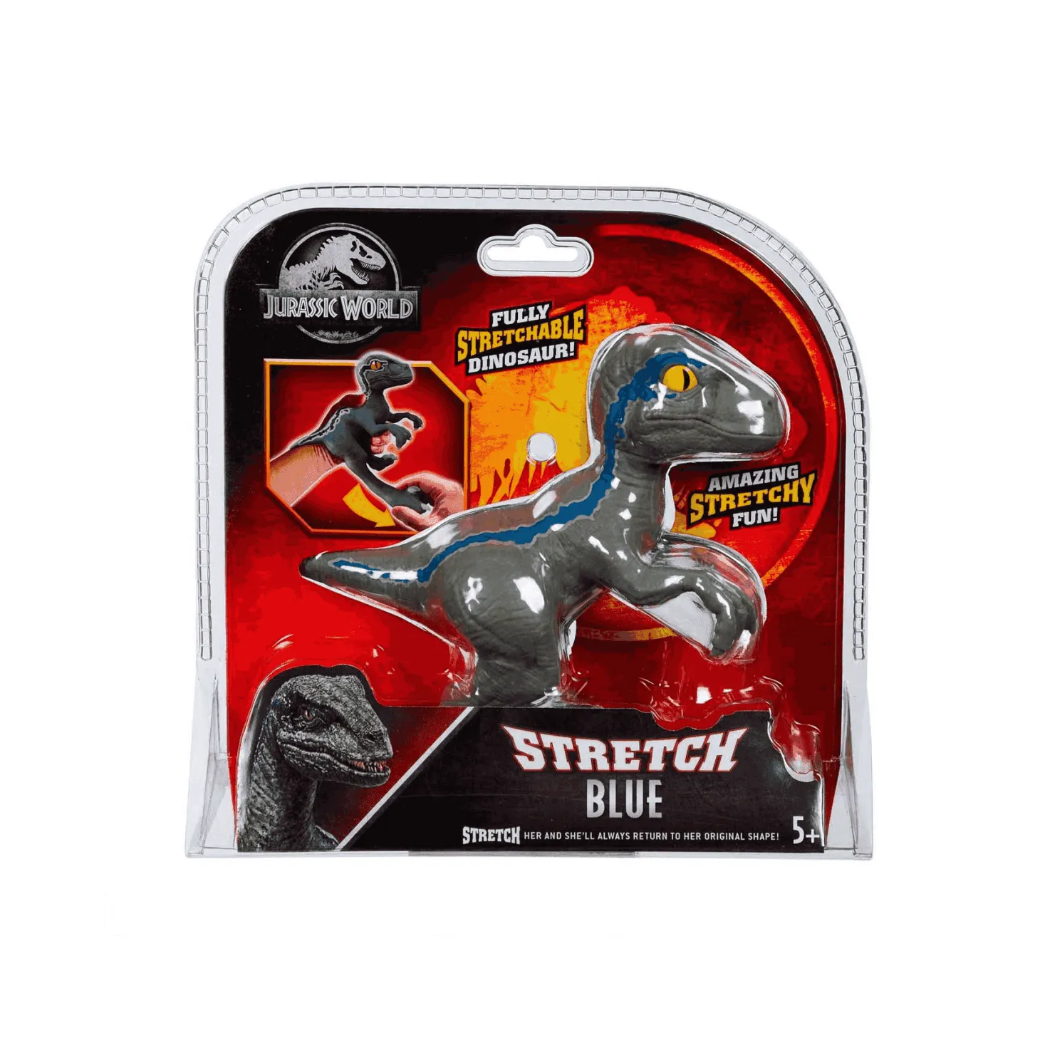 Jurassic World Stretch Velociraptor Blue