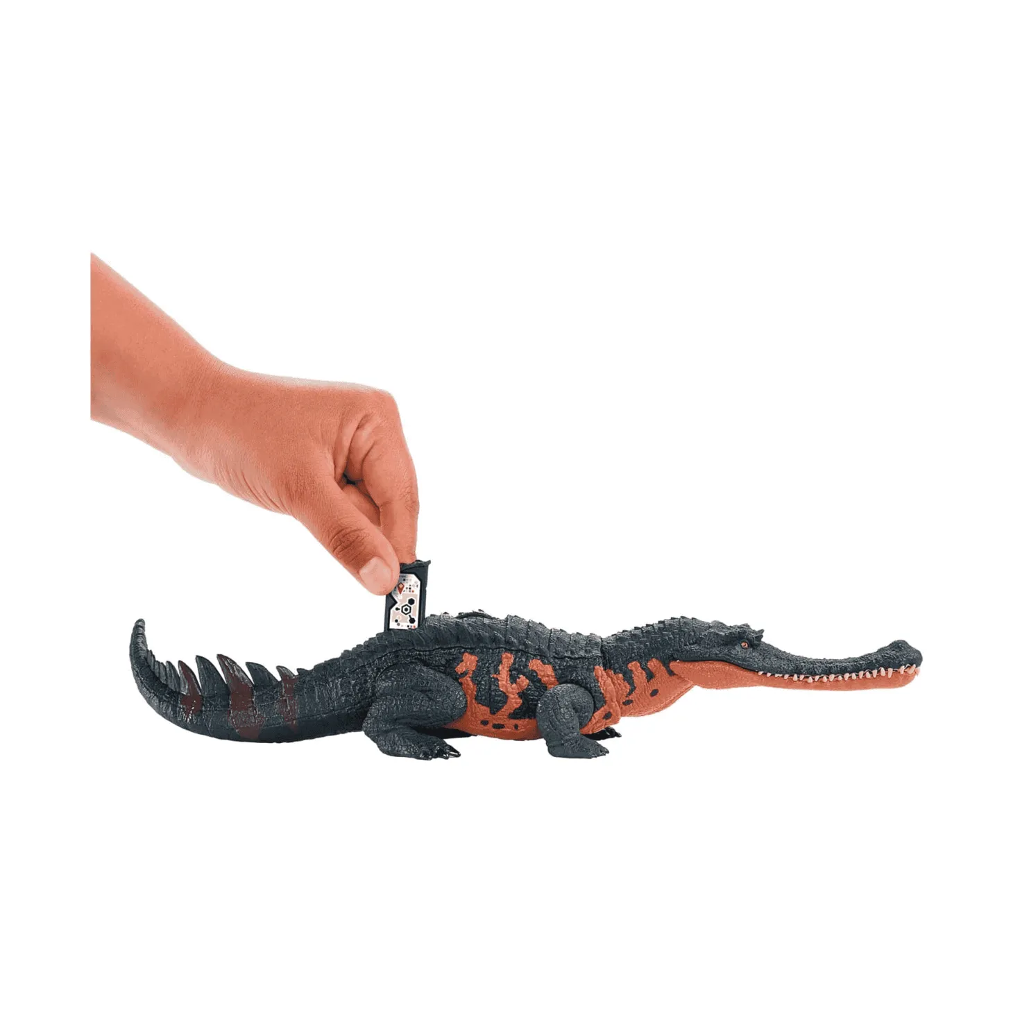 Jurassic World Wild Roar Gryposuchus Dinosaurio con sonidos Mattel