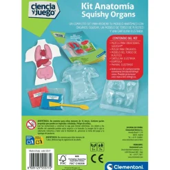 Kit Anatomía Squishy Organs Clementoni | Juego Educativo con Órganos Blanditos | Desde 8 Años