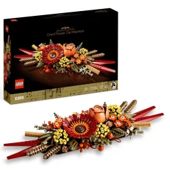 Kit de construcción LEGO Icons 10314 Centro de Flores Secas 812 piezas