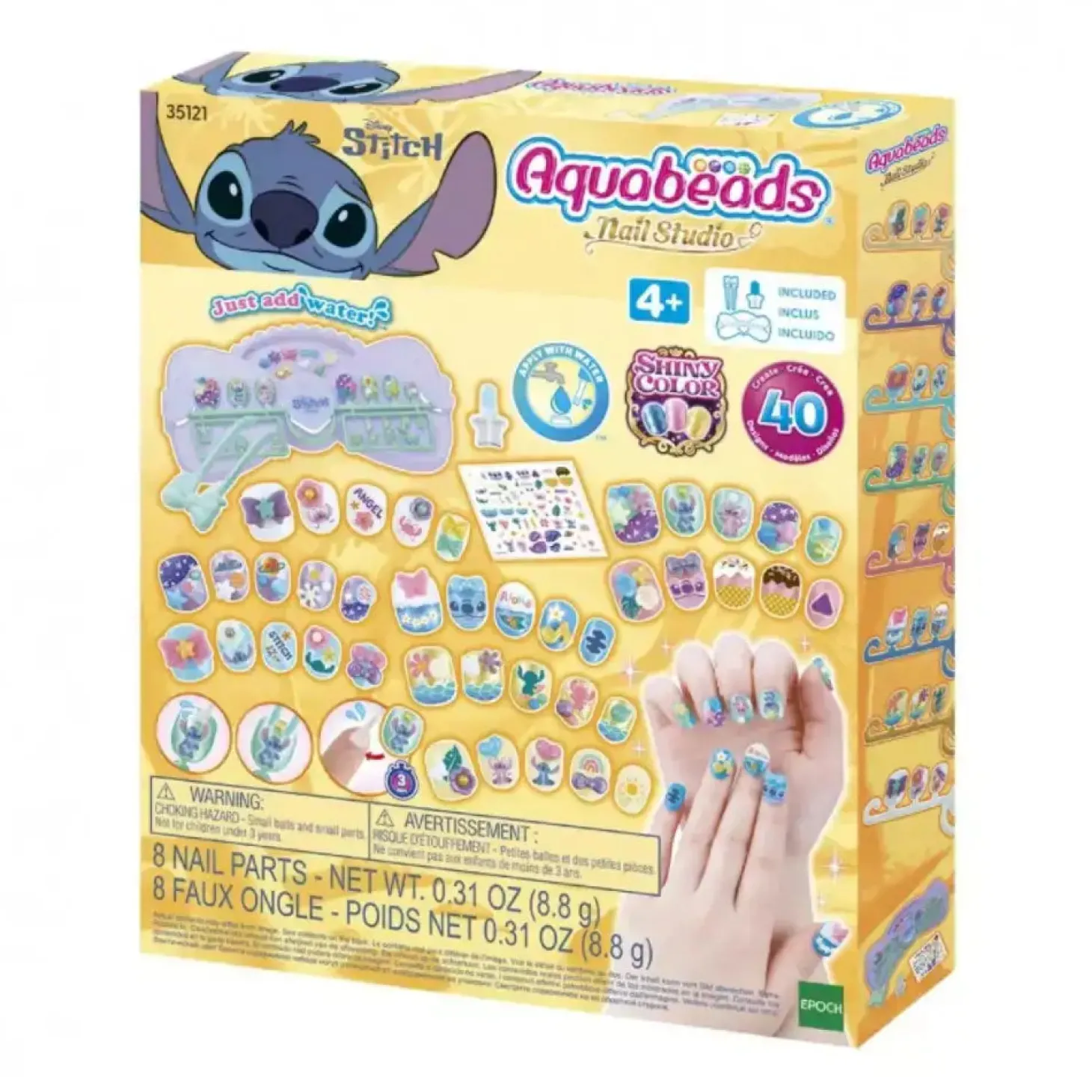 Kit Diseña tus Uñas Stitch – Aquabeads Disney