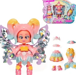 KookyLoos Fairytale Mix & Match - Muñeca con 3 Outfits