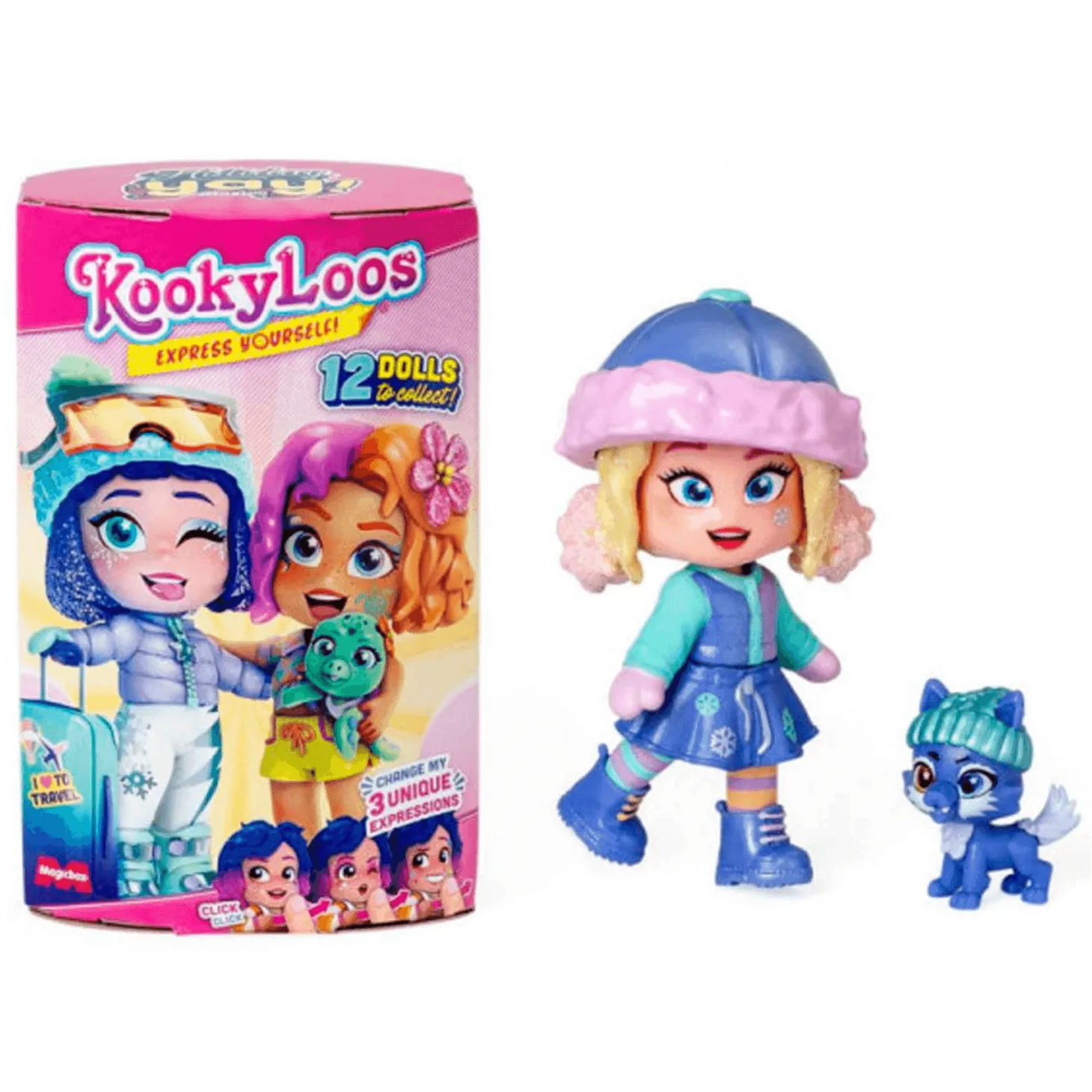 Kookyloos Holiday Yay Surprise Doll