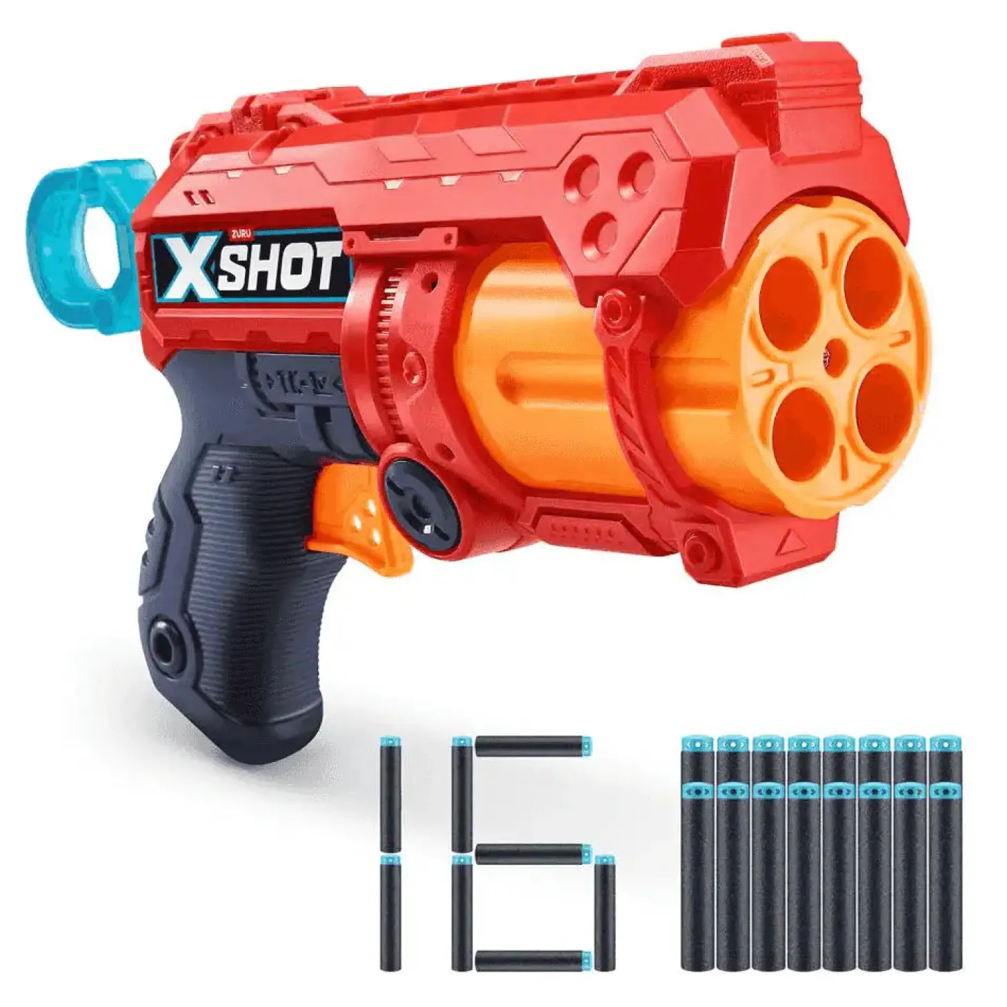 Lanzadardos X-Shot Fury 4 – 16 dardos