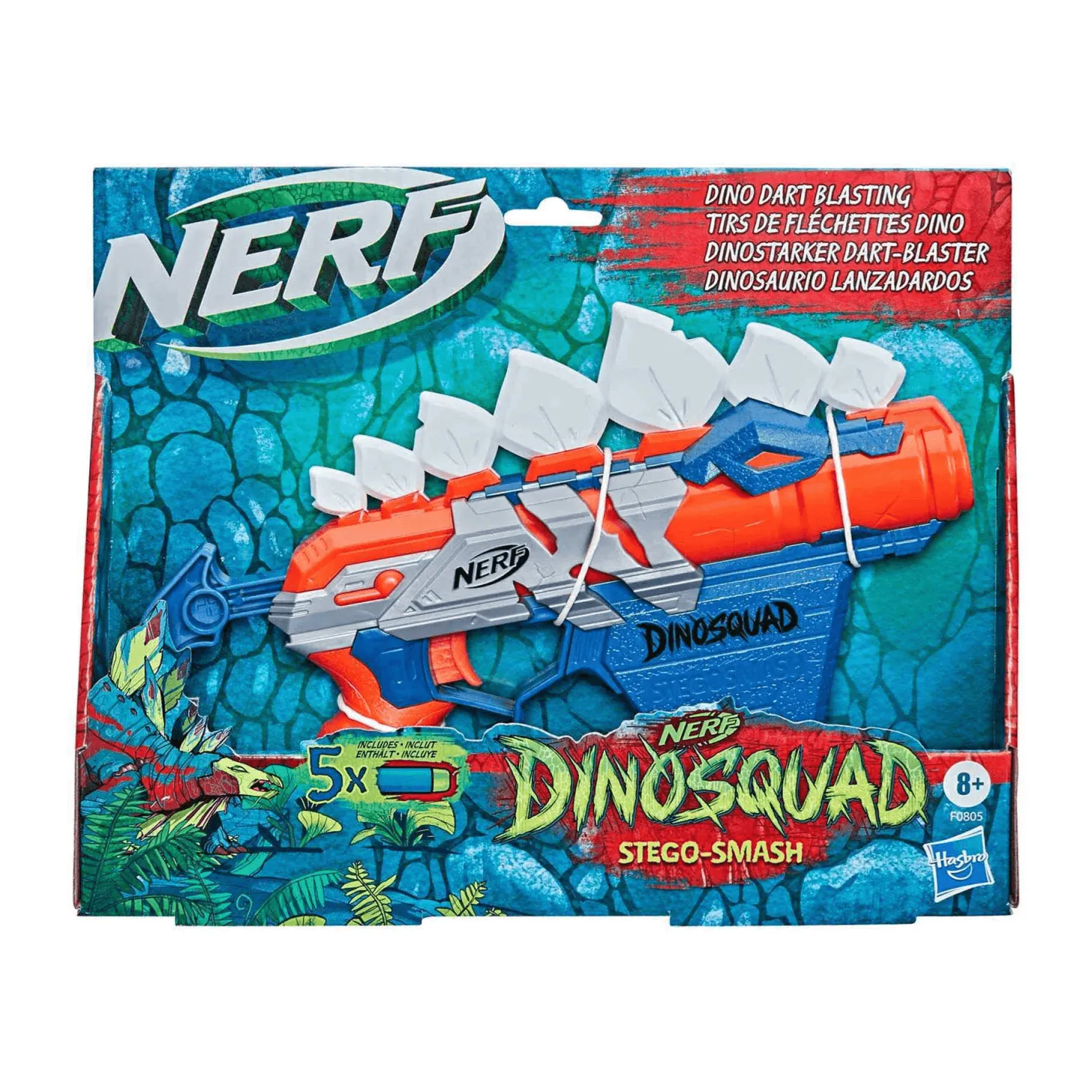 Lanzador Nerf DinoSquad Stego Smash