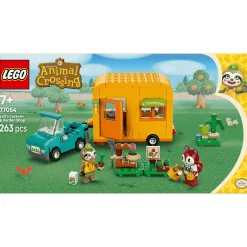 LEGO Animal Crossing Caravana de Gandulio y tienda de jardinería 77054