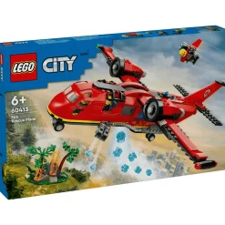 LEGO City Avión de Rescate de Bomberos Set de juguetes de construcción 60413