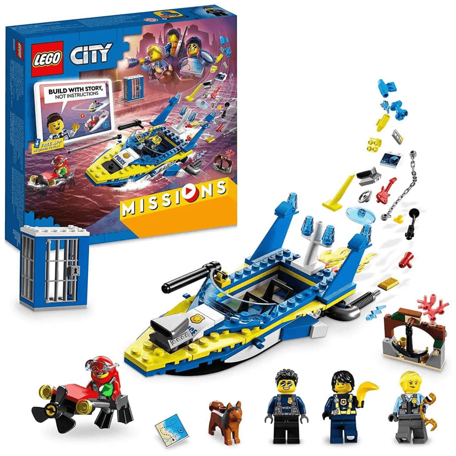 LEGO City Misiones de Investigación de la Policía Acuática 60355