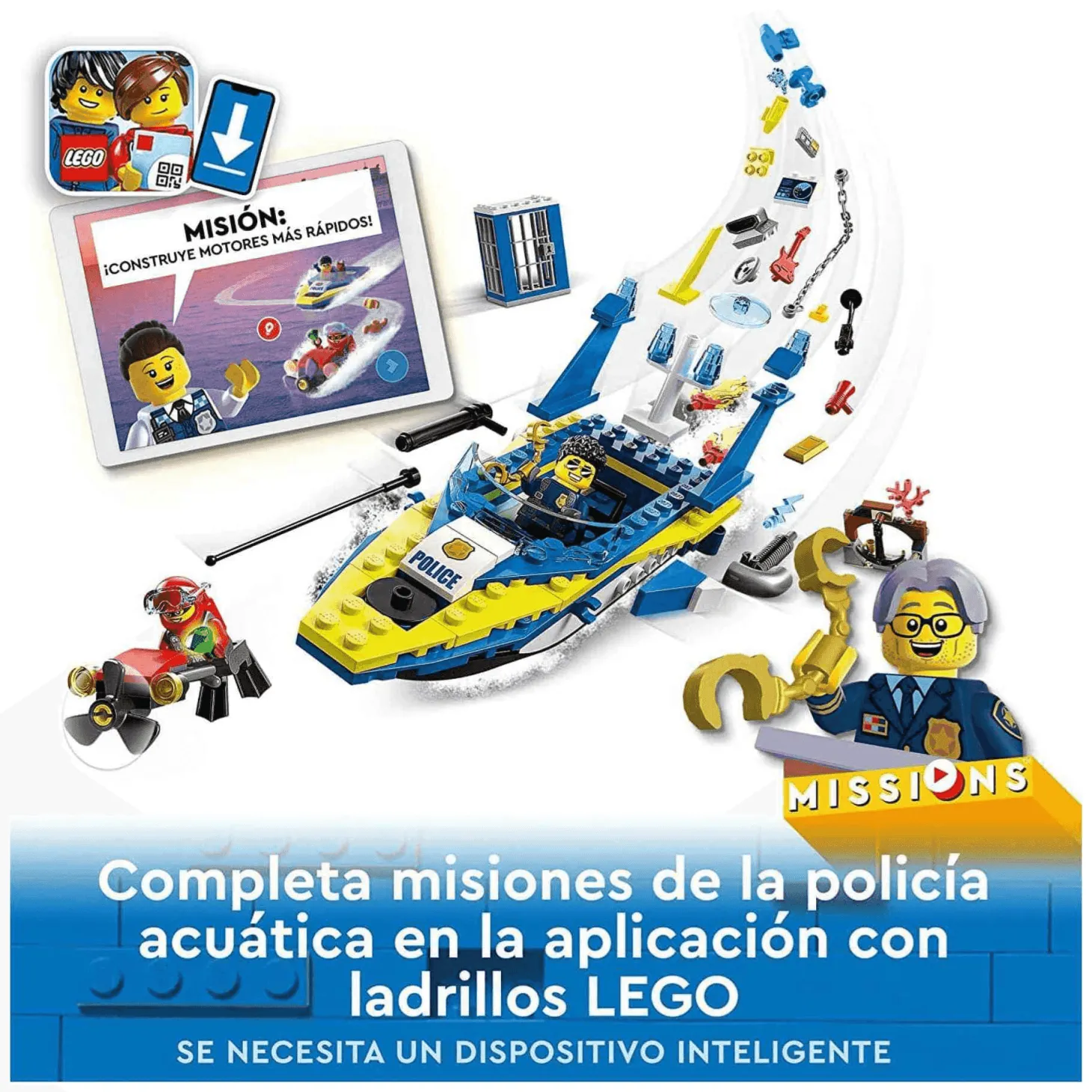 LEGO City Misiones de Investigación de la Policía Acuática 60355