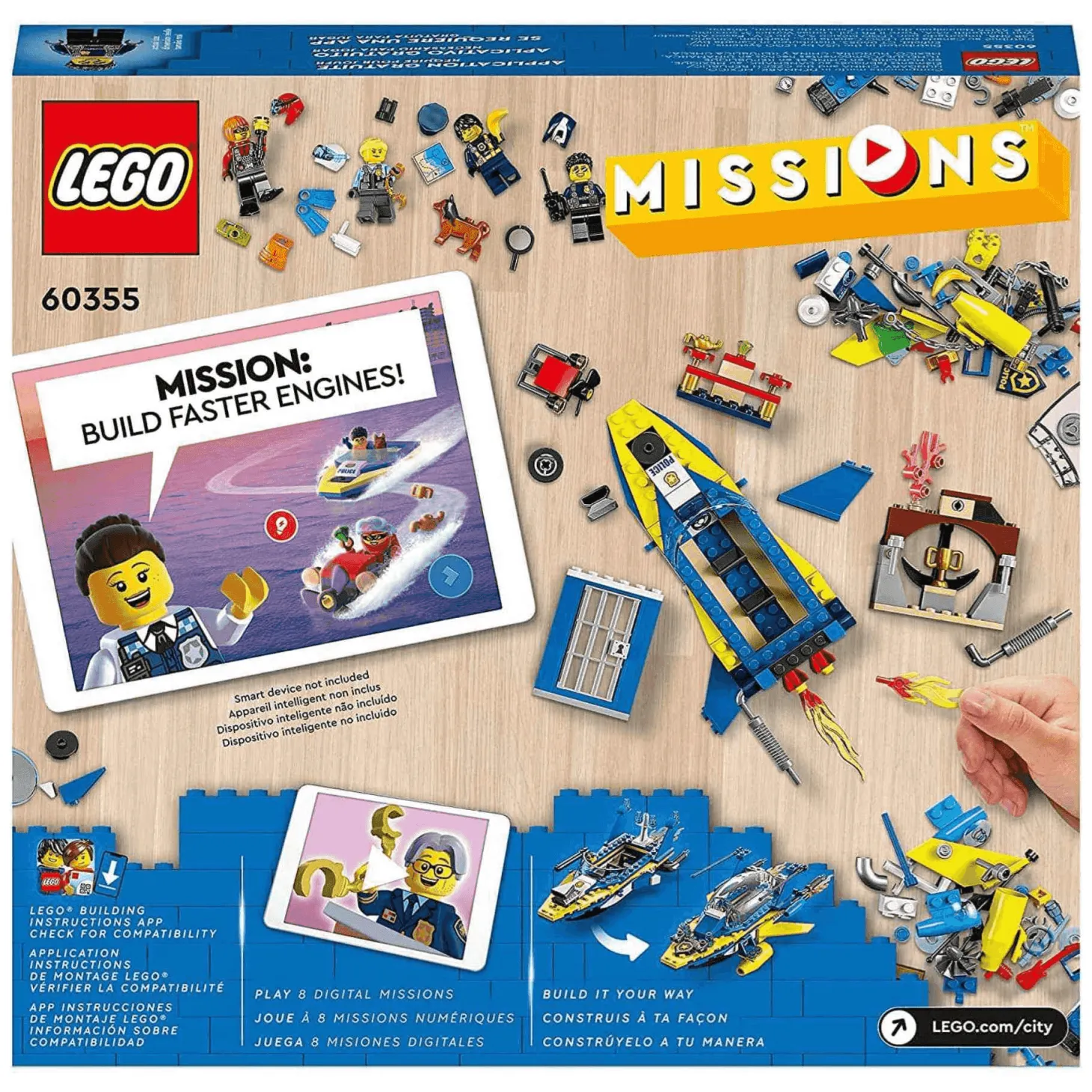 LEGO City Misiones de Investigación de la Policía Acuática 60355