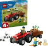 LEGO City Tractor Rojo con Remolque y Oveja Juguete 60461