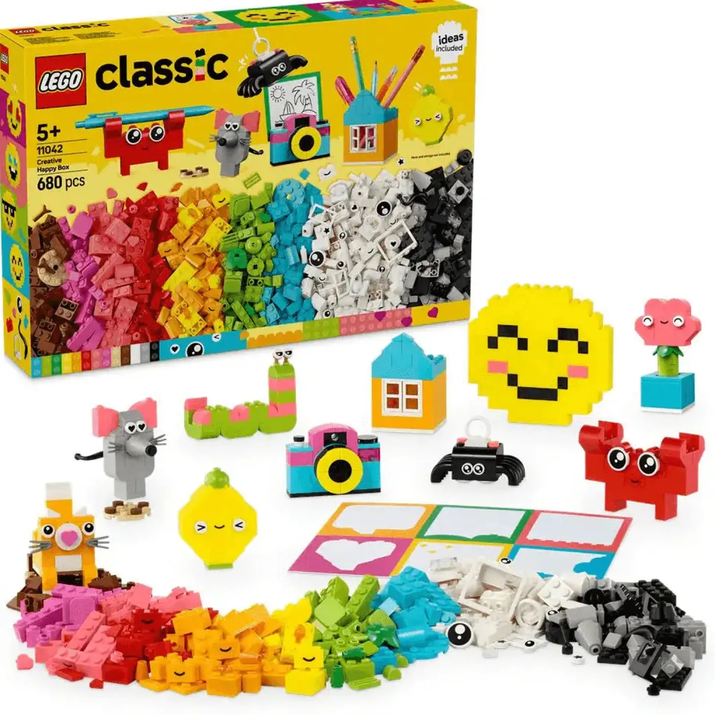 LEGO Classic Caja Feliz Creativa Ladrillos de colores 11042