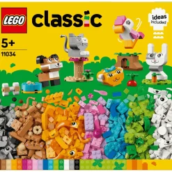 LEGO Classic Mascotas Creativas Animales de juguete construibles 11034