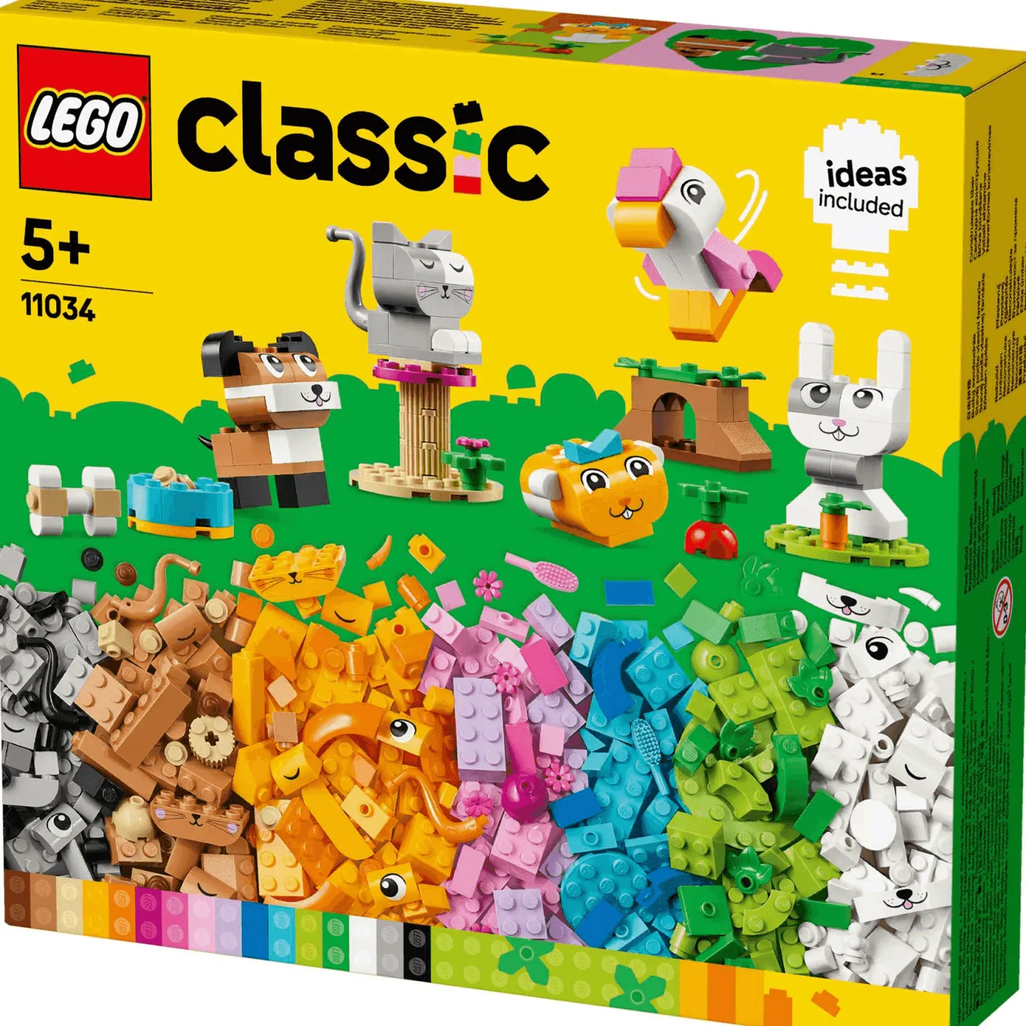 LEGO Classic Mascotas Creativas Animales de juguete construibles 11034