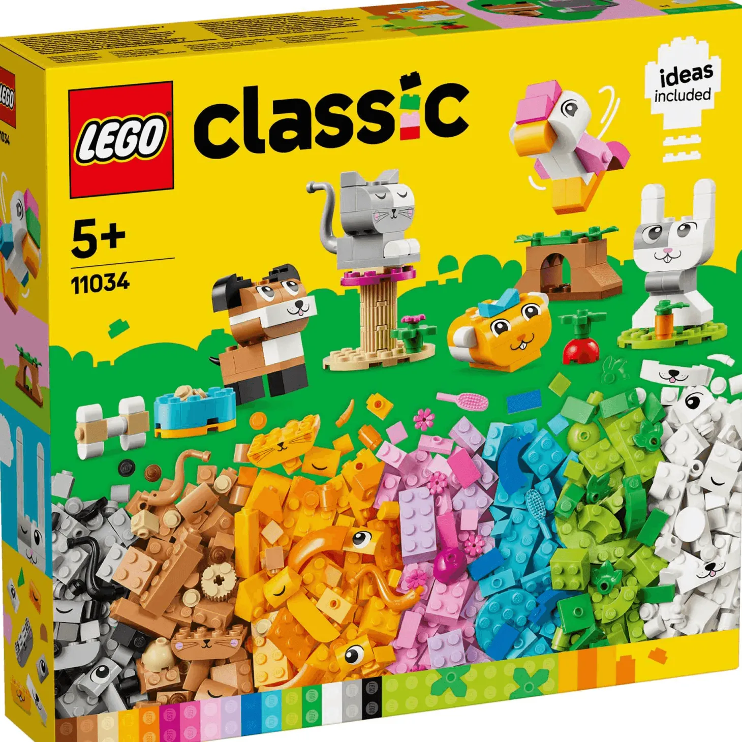 LEGO Classic Mascotas Creativas Animales de juguete construibles 11034