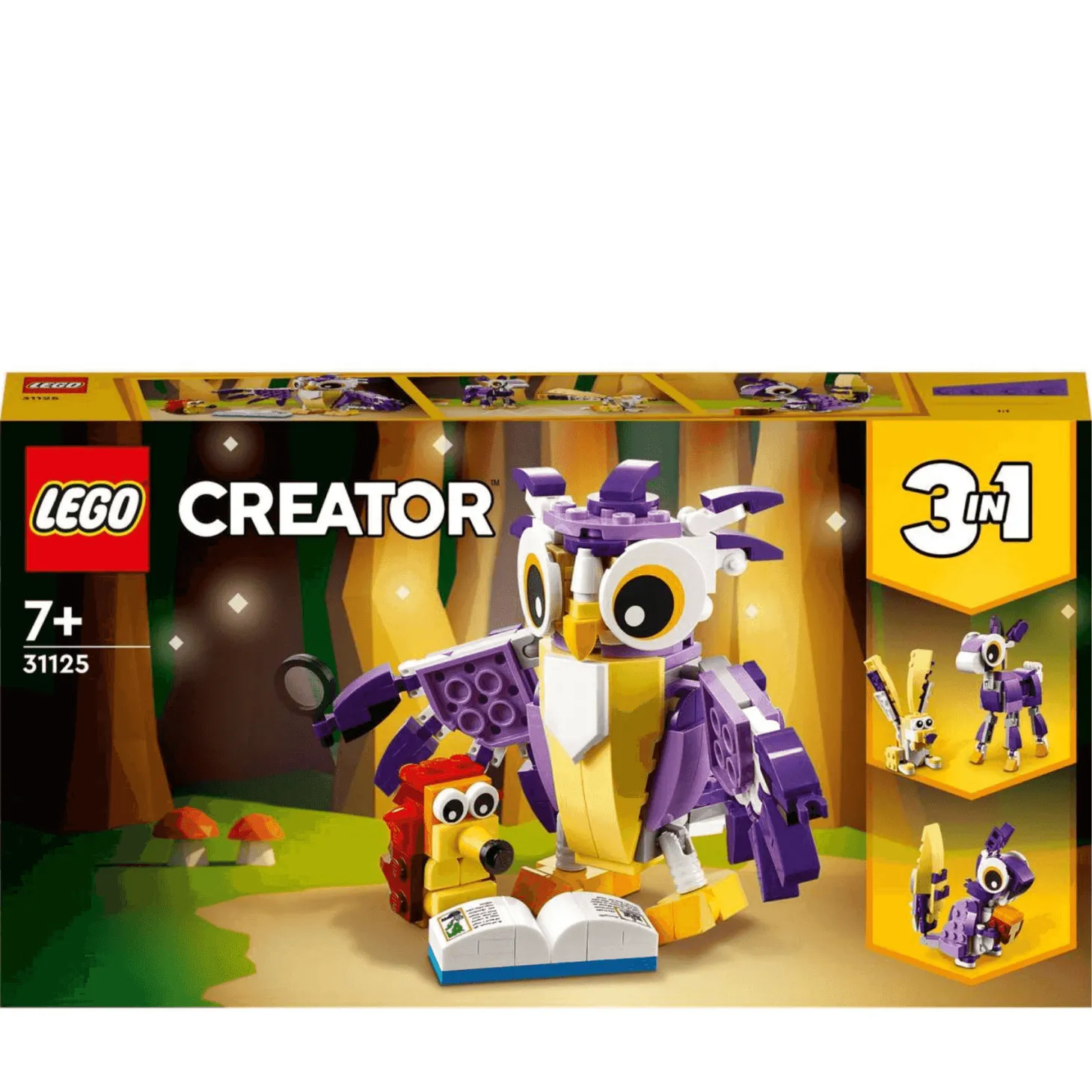 LEGO Creator 31125 Criaturas Fantásticas del Bosque