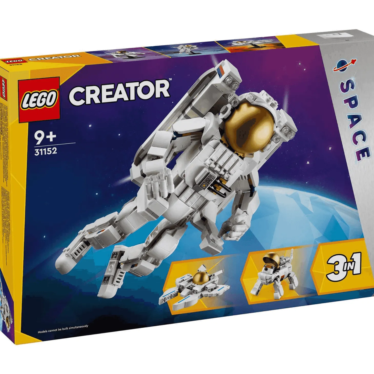 LEGO Creator Astronauta Espacial Set de juguetes 3en1 31152