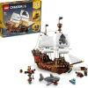 LEGO Creator 3en1 Barco Pirata 31109 – Set de construcción 3 en 1 con barco, taberna y calavera