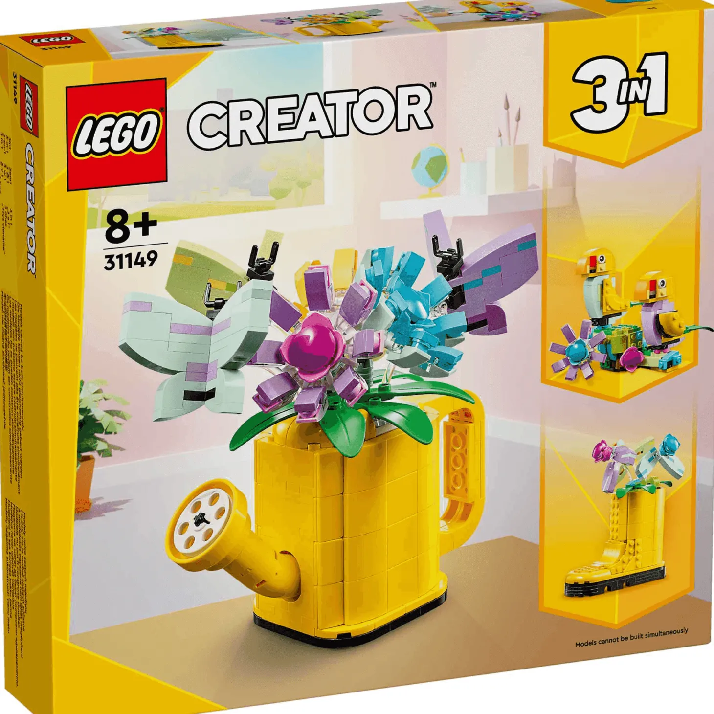 LEGO Creator Flores en Regadera Juguete 3en1 31149
