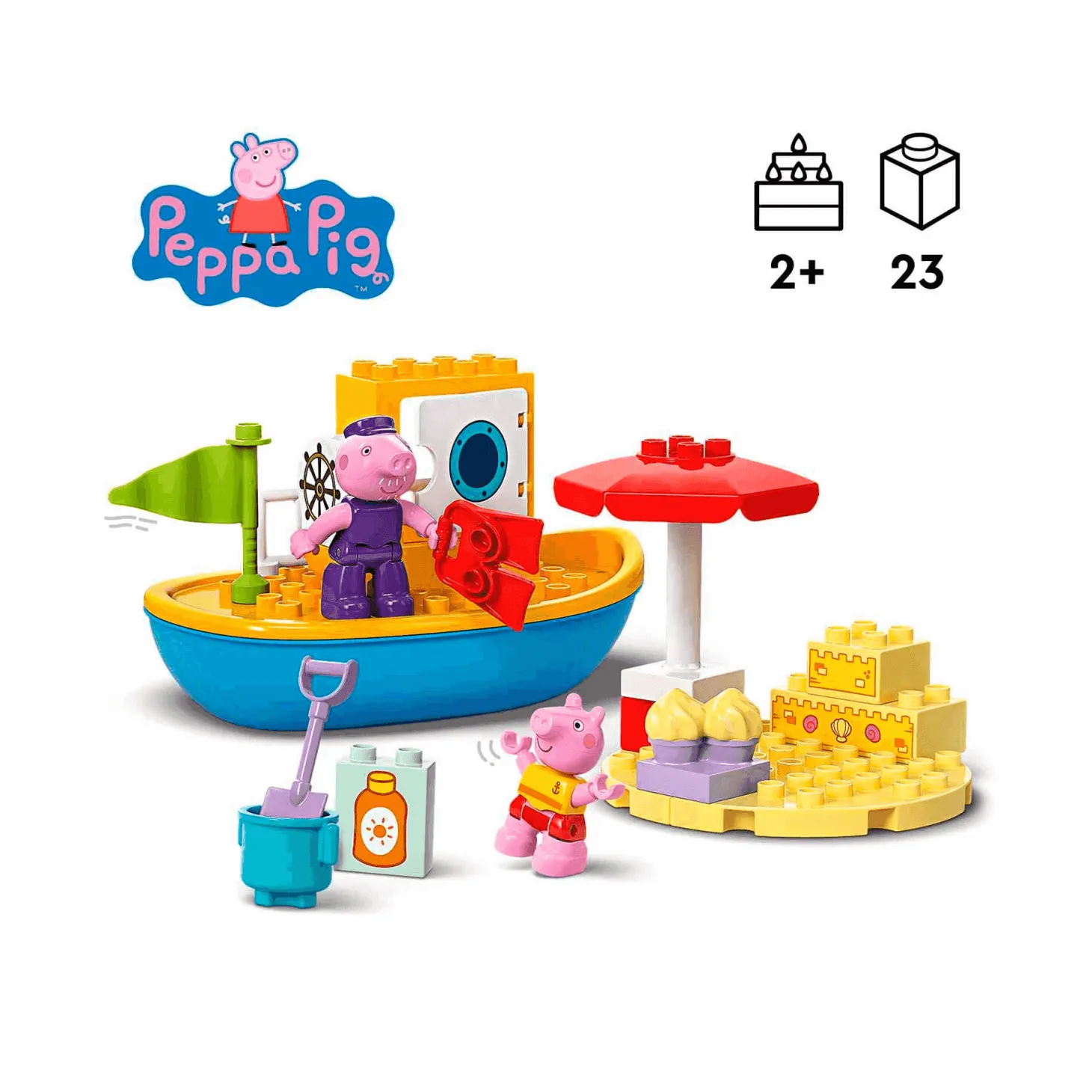 LEGO DUPLO Excursión en Barco de Peppa Pig