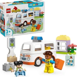 LEGO DUPLO Ambulancia y Conductor Juego simbólico 10447