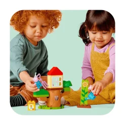 LEGO DUPLO Jardín y Casa del Árbol de Peppa Pig