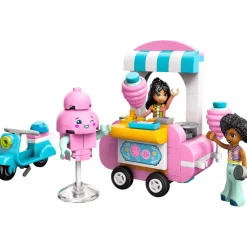 LEGO Friends Puesto de Algodón de Azúcar y Moto Set 42643