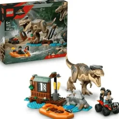 LEGO Jurassic World 76975 – Huida por el Río y T. rex a la Caza
