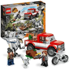 LEGO Jurassic World Captura de los Velocirraptores Blue y Beta 76946